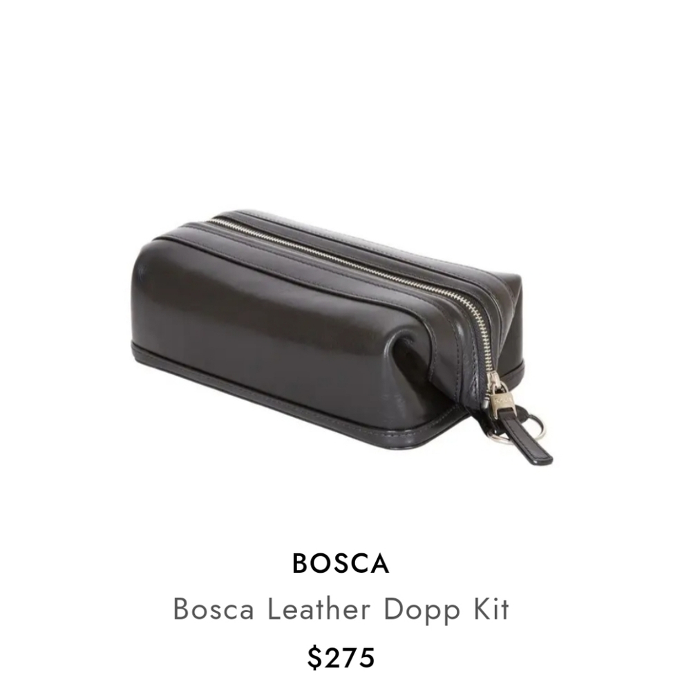 Bosca leather bag